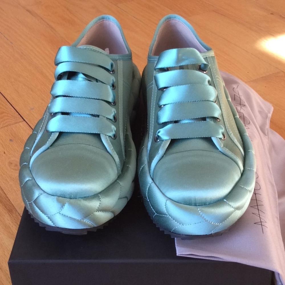 MARCO DE VINCENZO  Satin - Inspired Sneakers.